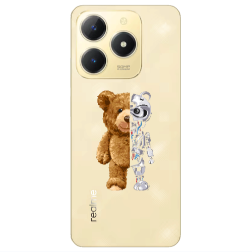 Realme C61 Glacier Transparent Silicone TPU Θήκη