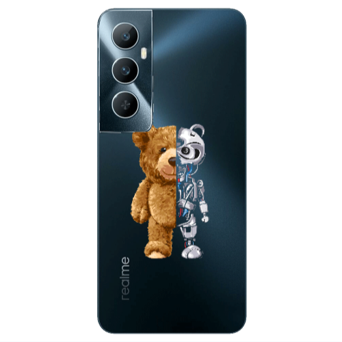 Realme C65 Glacier Transparent Silicone TPU Θήκη