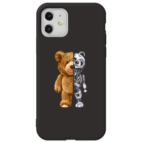 Apple iPhone 11  Glacier Black Colored Silicone TPU Θήκη