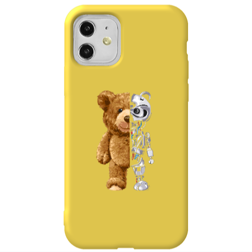 Apple iPhone 11  Glacier Yellow Colored Silicone TPU Θήκη