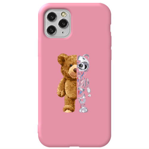 Apple iPhone 11 Pro Glacier Pink Colored Silicone TPU Θήκη