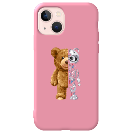 Apple iPhone 13 Glacier Pink Colored Silicone TPU Θήκη