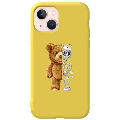 Apple iPhone 13 Glacier Yellow Colored Silicone TPU Θήκη