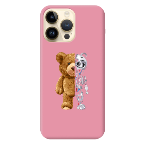 Apple iPhone 13 Pro Max Glacier Pink Colored Silicone TPU Θήκη