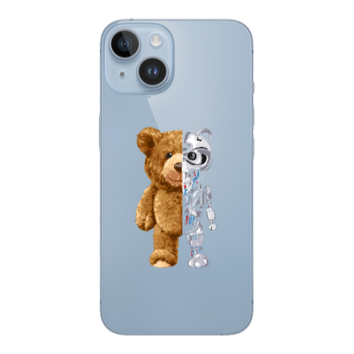 Apple iPhone 14  Glacier Transparent Silicone TPU Θήκη