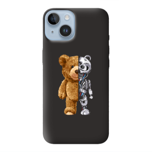Apple iPhone 14 Plus Glacier Black Colored Silicone TPU Θήκη