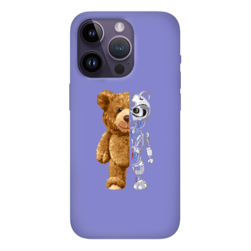 Apple iPhone 14 Pro  Glacier Purple Colored Silicone TPU Θήκη