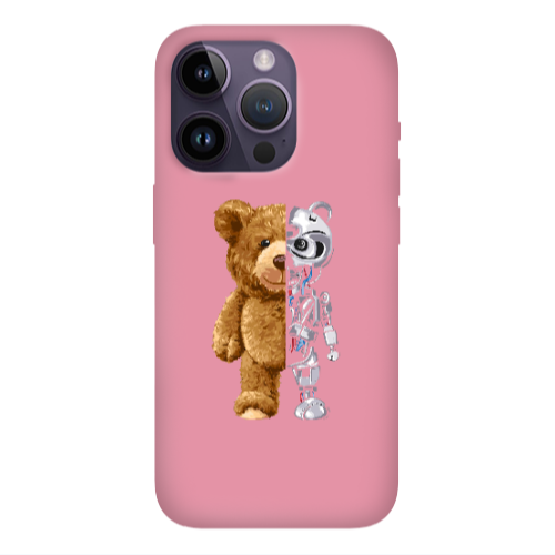 Apple iPhone 14 Pro  Glacier Pink Colored Silicone TPU Θήκη