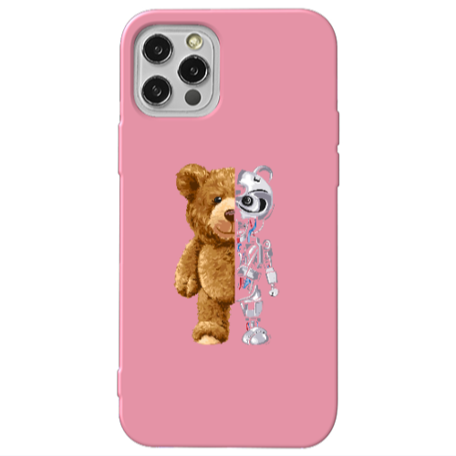 Apple iPhone 13 Pro Glacier Pink Colored Silicone TPU Θήκη