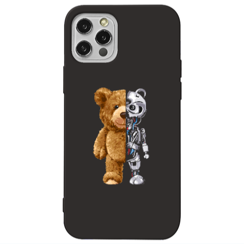 Apple iPhone 13 Pro Glacier Black Colored Silicone TPU Θήκη