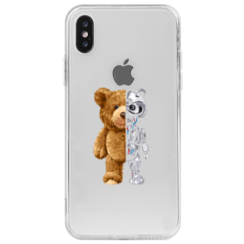 Apple iPhone Xs Max Glacier Transparent Silicone TPU Θήκη