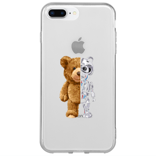 Apple iPhone 7 Plus Glacier Transparent Silicone TPU Θήκη