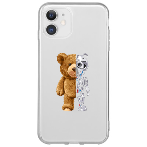Apple iPhone 12 Mini Glacier Transparent Silicone TPU Θήκη