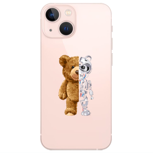 Apple iPhone 13 Mini Glacier Transparent Silicone TPU Θήκη