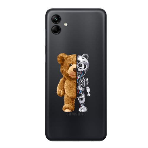 Samsung A04 Glacier Transparent Silicone TPU Θήκη