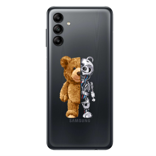 Samsung A04S Glacier Transparent Silicone TPU Θήκη