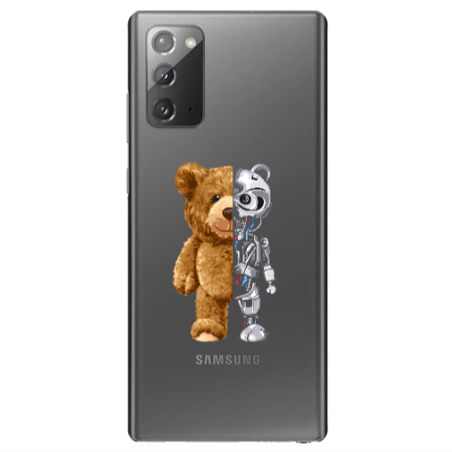 Samsung Note 20 Glacier Transparent Silicone TPU Θήκη