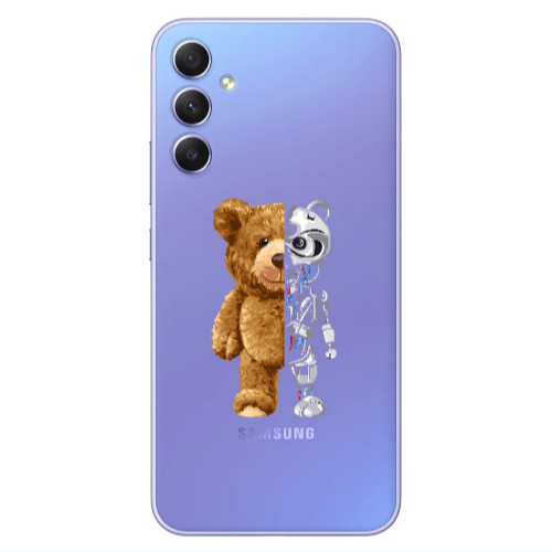 Samsung A34 Glacier Transparent Silicone TPU Θήκη