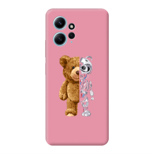 Xiaomi Redmi Note 12 4G Glacier Pink Colored Silicone TPU Θήκη