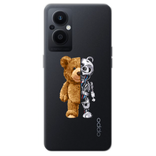 Oppo Reno 7 Lite Glacier Transparent Silicone TPU Θήκη