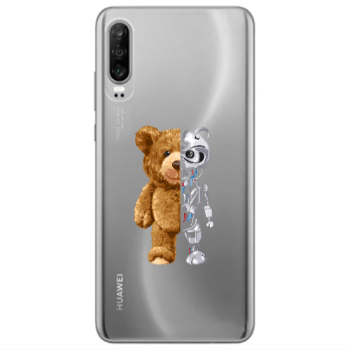 Huawei P30 Glacier Transparent Silicone TPU Θήκη