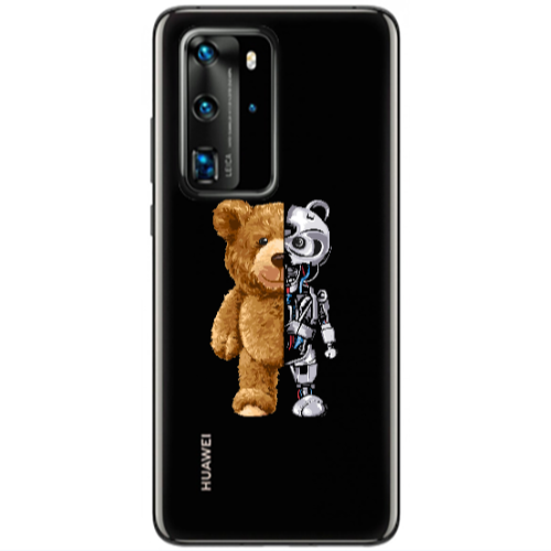 Huawei P40 Pro Glacier Transparent Silicone TPU Θήκη