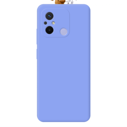 Xiaomi Redmi 12C Glacier Light Purple Colored Silicone TPU Θήκη