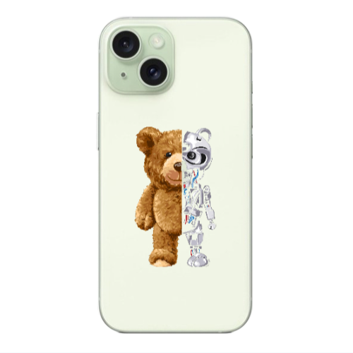 Apple iPhone 15 Plus Glacier Transparent Silicone TPU Θήκη