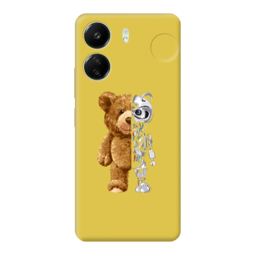 Xiaomi Redmi 13C Glacier Yellow Colored Silicone TPU Θήκη