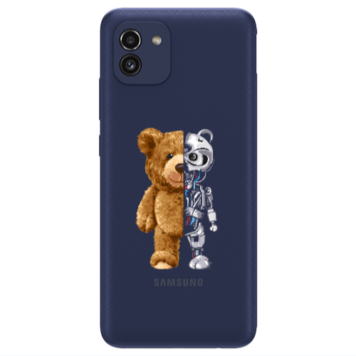 Samsung A03 Glacier Transparent Silicone TPU Θήκη