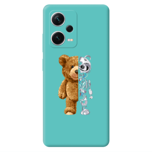 Xiaomi Poco X5 Glacier Turquoise Colored Silicone TPU Θήκη