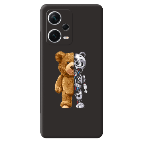 Xiaomi Poco X5 Glacier Black Colored Silicone TPU Θήκη
