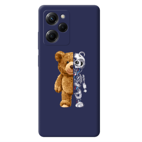 Xiaomi Poco X5 Pro Glacier Dark blue Colored Silicone TPU Θήκη