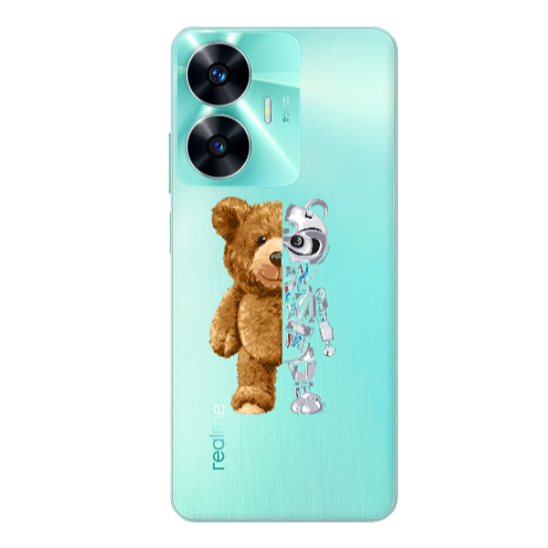 Realme C55 Glacier Transparent Silicone TPU Θήκη