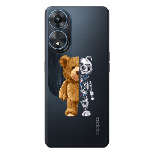 Oppo A 98 Glacier Transparent Silicone TPU Θήκη