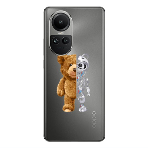 Oppo Reno10 5G Glacier Transparent Silicone TPU Θήκη
