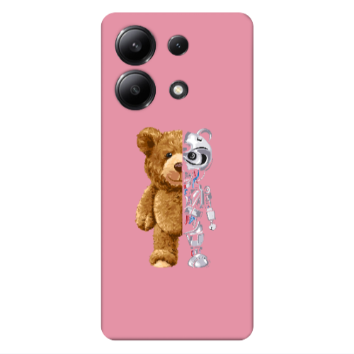Xiaomi Redmi Note 13 4G Glacier Pink Colored Silicone TPU Θήκη