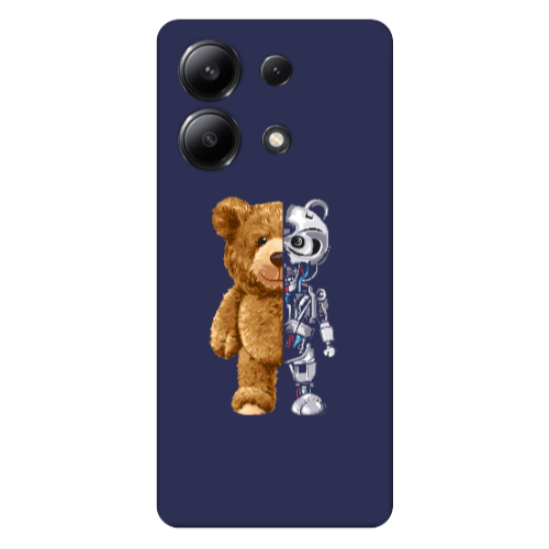 Xiaomi Redmi Note 13 4G Glacier Dark blue Colored Silicone TPU Θήκη