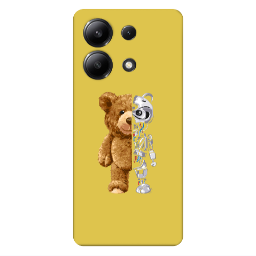 Xiaomi Redmi Note 13 4G Glacier Yellow Colored Silicone TPU Θήκη