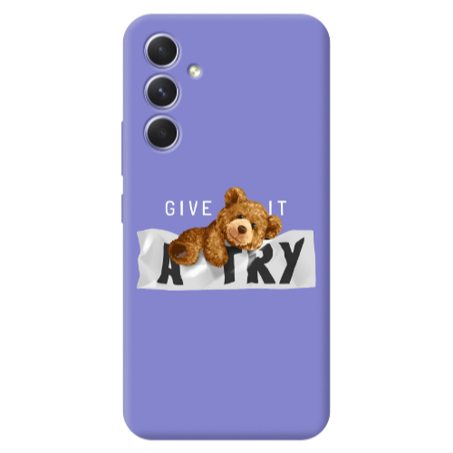 Samsung A56 Give me Purple Colored Silicone TPU Θήκη