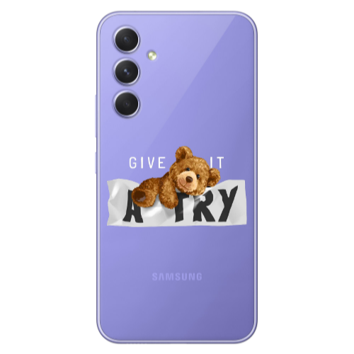Samsung A56 Give me Transparent Silicone TPU Θήκη