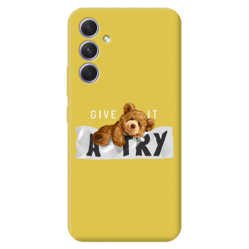 Samsung A56 Give me Yellow Colored Silicone TPU Θήκη