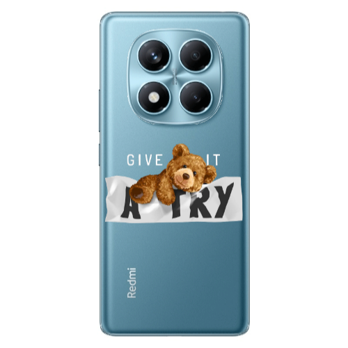 Xiaomi Redmi Note 14 Pro Give me Transparent Silicone TPU Θήκη