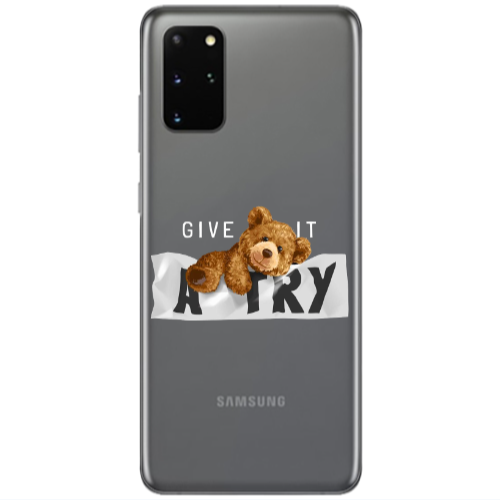 Samsung S20 Plus Give me Transparent Silicone TPU Θήκη