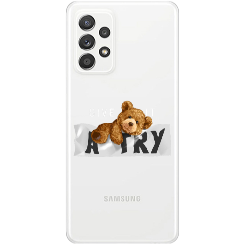 Samsung A53 Give me Transparent Silicone TPU Θήκη