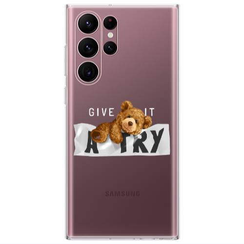 Samsung S22 Ultra Give me Transparent Silicone TPU Θήκη