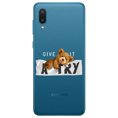Samsung A02 Give me Transparent Silicone TPU Θήκη