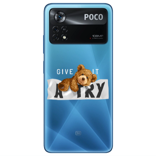 Xiaomi Poco X4 Pro Give me Transparent Silicone TPU Θήκη