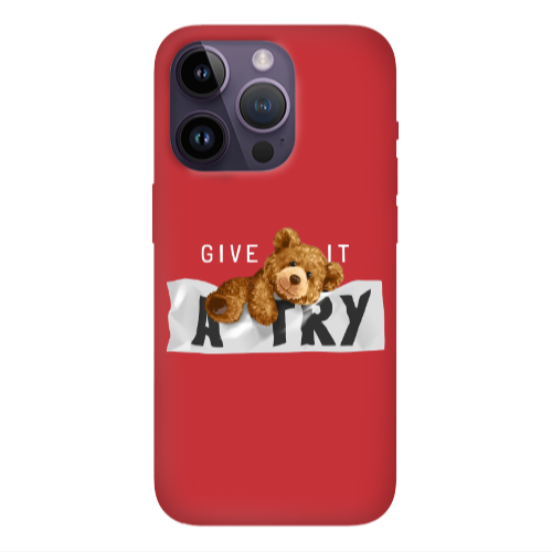 Apple iPhone 14 Pro  Give me Red Colored Silicone TPU Θήκη