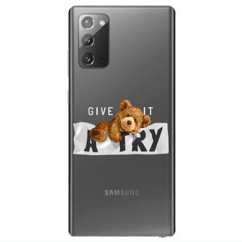 Samsung Note 20 Give me Transparent Silicone TPU Θήκη